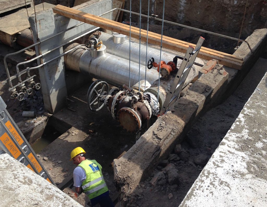 Ludwig Pfeiffer Fernwärme-Leitung